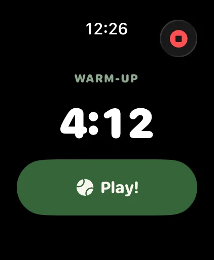 Warm-up timer